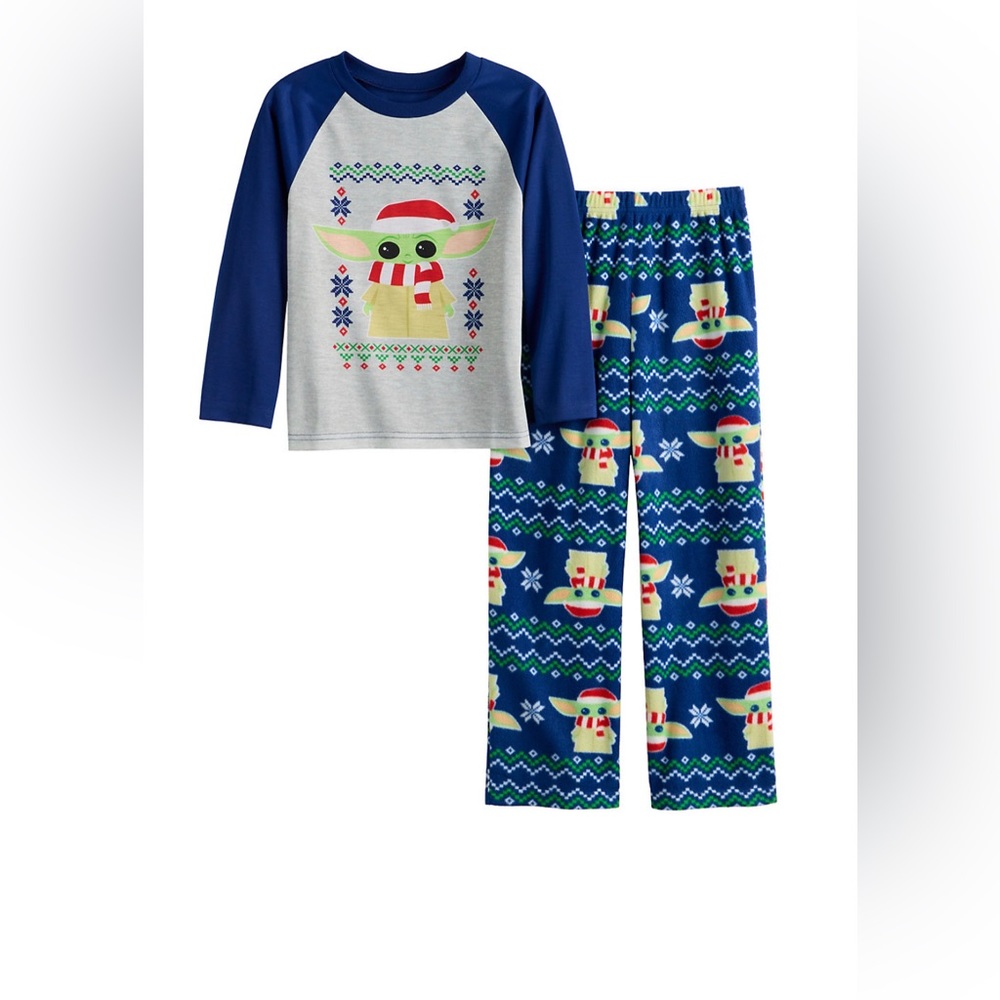 STAR WARS TODDLER HOLIDAY PJ SET: YODA: NEW WITH TAGS: SIZE 2T